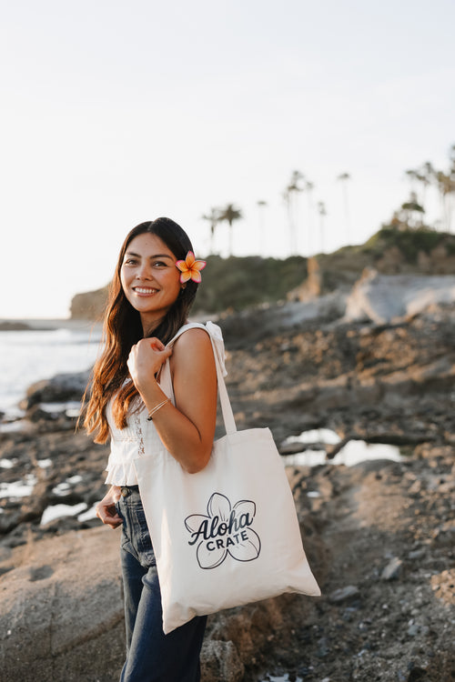 Aloha Crate Canvas Tote Bag
